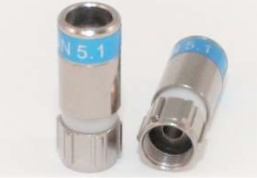 Picture of F-6-TD 5.1 TRUE DROP (99909946-01) – compression connector RG6