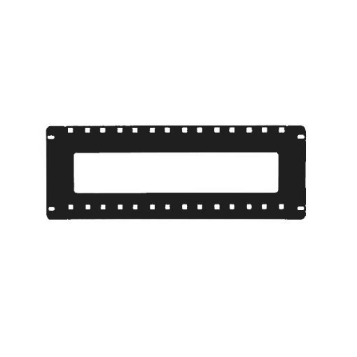 Picture of Bracket 19” 4U for 7 separators - black mat