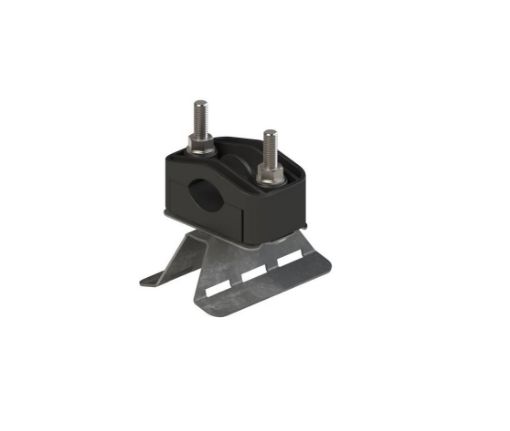 Picture of Single holder U-1 for spun pole for pipes fi 25-46 mm
