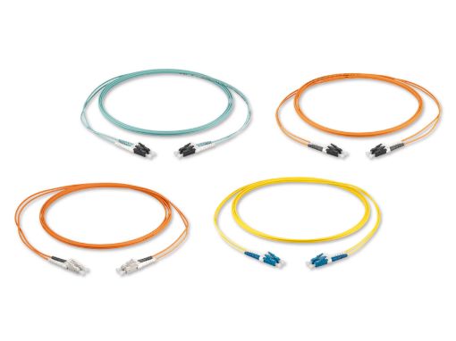 Picture of LC Duplex to LC Duplex Patch cord, 2 F, Zipcord Tight-Buffered Cable, LSZH, 2.0 mm legs