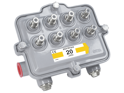 Outdoor Tap, 8-way, 11dB 	 PCT- TP812-11
